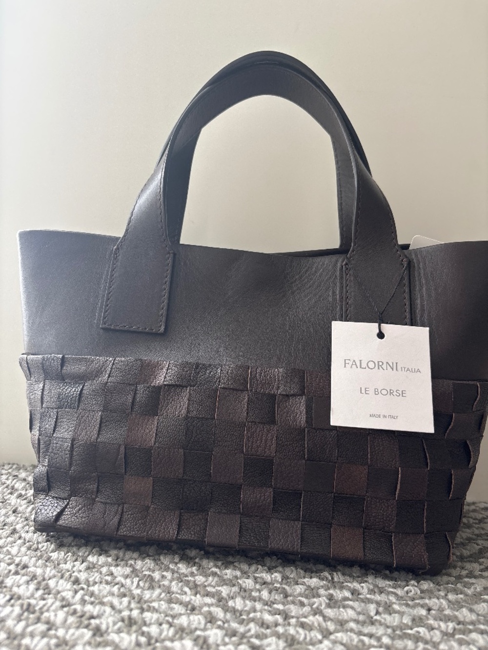 Brand new Falorni Italia Leather Tote Bag